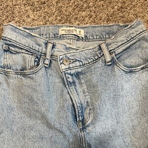Abercrombie & Fitch High Rise Light Blue Jeans